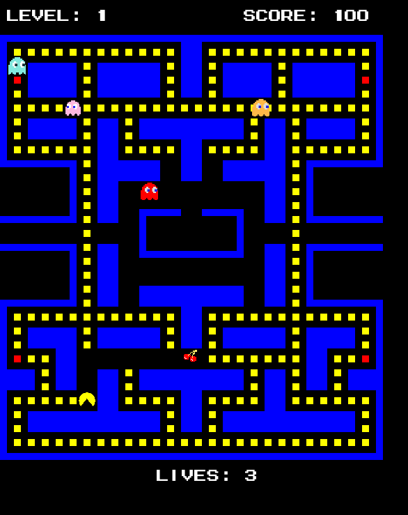 Pac-Man Game Project Screenshot